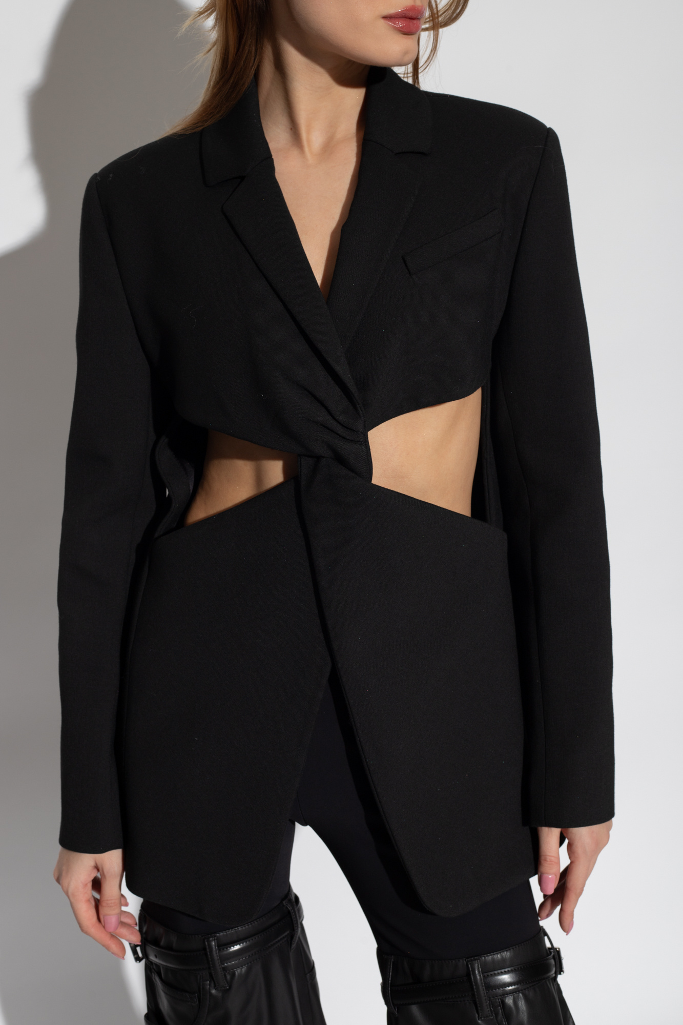 Coperni Single-breasted blazer with cut-outs | Women's